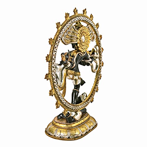 Design Toscano Dancing Shiva Cosmic Energy Idol Statue 48 Inch Bronze Finish