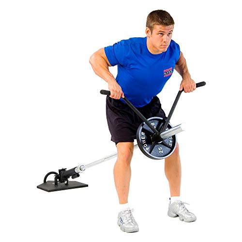 Power Systems Landmine Weight Training Station Olympic Size Bar Black