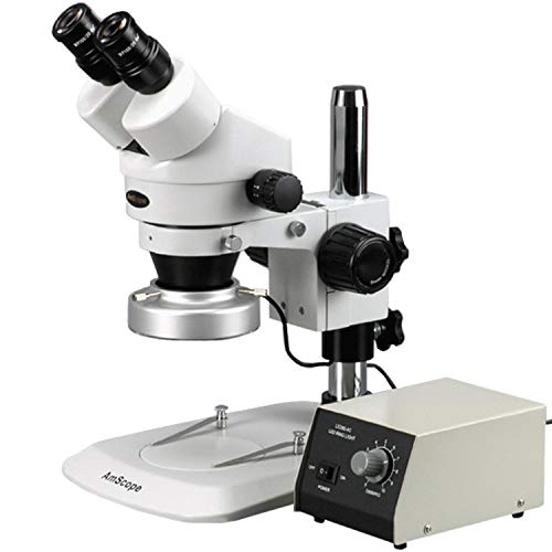 AmScope Professional Binocular Stereo Zoom Microscope 3.5X-90X White