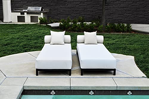 Solis Volantes Outdoor Lounge Chair with Cushions Black Sage
