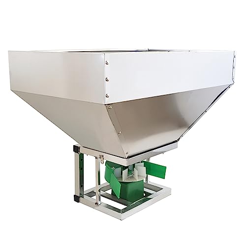 EQCOTWEA ATV/UTV Broadcaster Spreader 42.3gal Stainless Steel Green