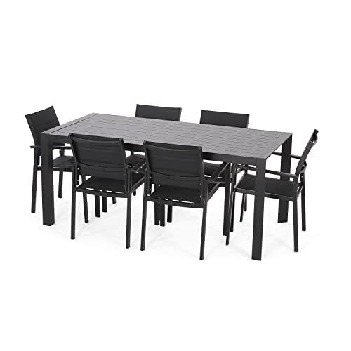 Christopher Knight Home Templin Dining Set Black