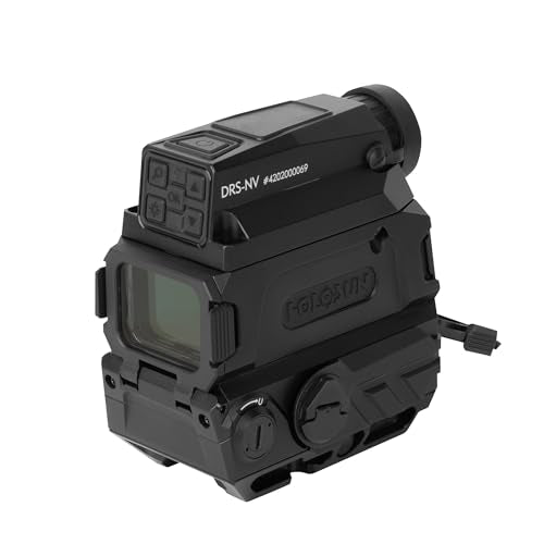 HOLOSUN DRS-NV Digital Rifle Sight with Night Vision, Red Dot Sight, 2 MOA Dot & 65 MOA Circle Reticle Black
