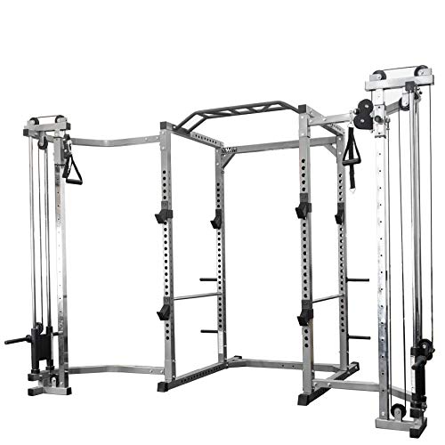 Valor Fitness BD-41BCC Power Rack with Cable Crossover Attachment