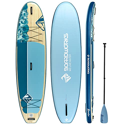 Boardworks Kanaloa SHUBU Inflatable Stand-Up Paddle Board (iSUP) Complete Kit - 10’4 Kanaloa