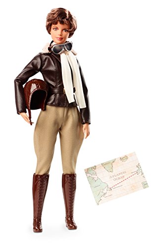 Barbie Inspiring Women Series Amelia Earhart Doll Brown