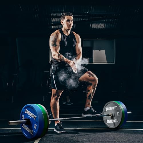 ToughFit Olympic Bumper Plates 370LB Set