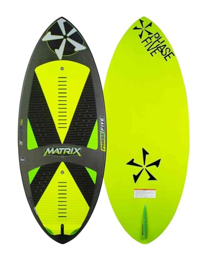 PHASE FIVE Wakesurf Board Matrix 53" Black / Yellow