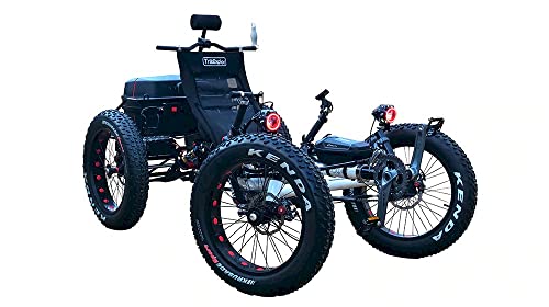 Generic Electric Quad Bike | Avid Bb7 Mountain Mechanical Disc Brake | Powerful and Adventure-Ready All-Terrain Ride Black