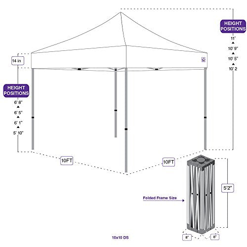 Impact Canopy 10' x 10' Pop-Up Canopy Tent Green