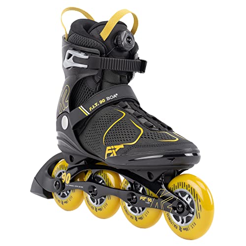 K2 Skate F.I.T. 90 Boa Gray Mustard Size 5