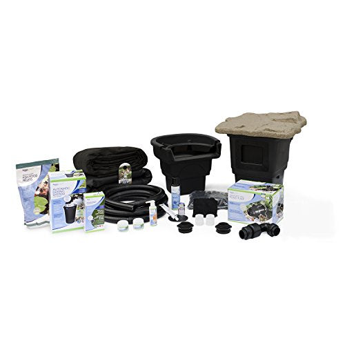 Aquascape Complete Pond Kit 8ft x 11ft with AquaSurge 3000 Pump Black
