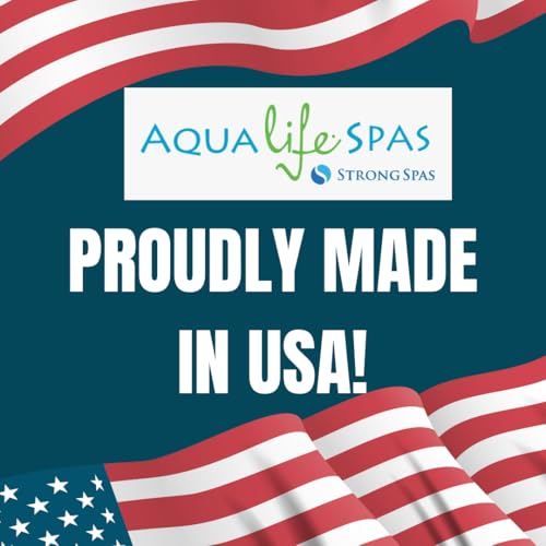 Aqualife by Strong Spas 3-4 Person Hot Tub with Hydrotherapy Jets and LED Lighting Gray Granite