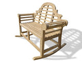 Windsor Teak Furniture Premium Grade A Teak Lutyens Double Rocking Chair Natural