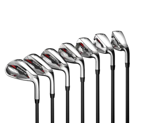 Cobra Golf 2022 Air X Iron Set Left Hand Cobra FST Ultralite Reg Flex Grey-Red