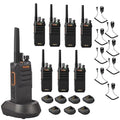 Motorola Solutions Mag One BPR50dX Two-Way Portable Radio UHF 8-Pack