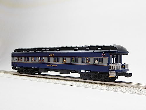Lionel CSX 18" Passenger Observation Car 2 Pack O Gauge Natural Color