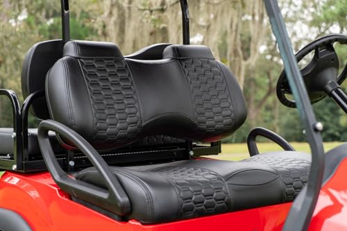 MADJAX Golf Cart Front Seat Cushion Assembly Black