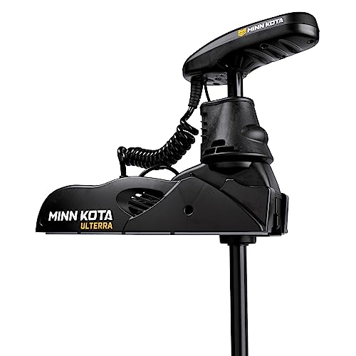 Minn Kota Ulterra Freshwater Bow-Mount Trolling Motor with MEGA Down Imaging and i-Pilot Link GPS Black