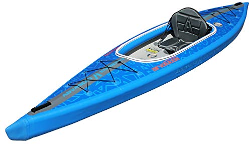 ADVANCED ELEMENTS AirVolution Inflatable Kayak with Roller Bag and Pump - Dropstitch Hull - Blue
