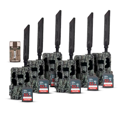 Browning Trail Camera Defender Pro Scout Max HD Cellular Bundle with 32GB Memory Card and USB Reader