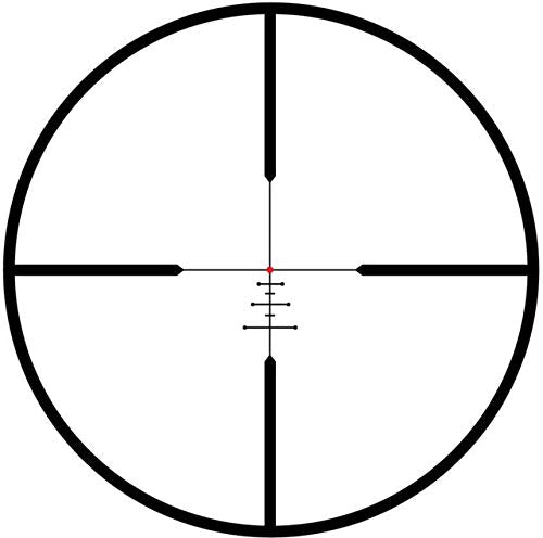 Meopta MeoStar R2 1-6x24 BDC-3 Illuminated Gun Scope Black
