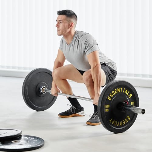 BalanceFrom Olympic Bumper Plate Set Black