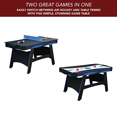 Hathaway Bandit 5-Ft Multigame Table Black