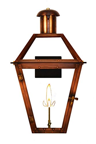 The CopperSmith Georgetown 28 Gas Lantern Antique Copper