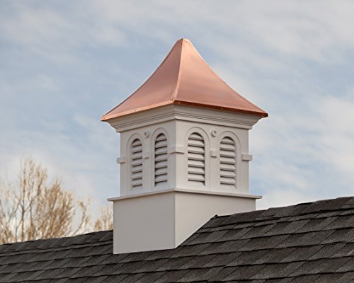 Good Directions Smithsonian Columbia Vinyl Cupola with Copper Roof 60" x 99