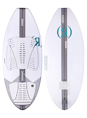 Ronix Flyweight Pro - WakeSurf Skimmer - 4'6 - Glacier White/Carbon/Aqua