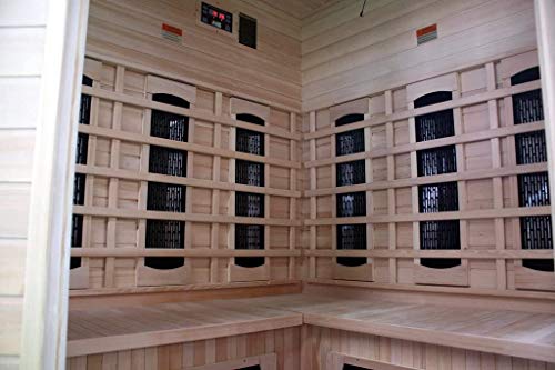 SDI Factory Direct Ceramic FIR Far Infrared 4 Person Outdoor Sauna SPA 220V