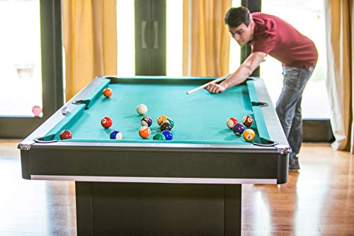 Triumph Sports Phoenix 7’ Billiard Table with Table Tennis Conversion Top Black Green