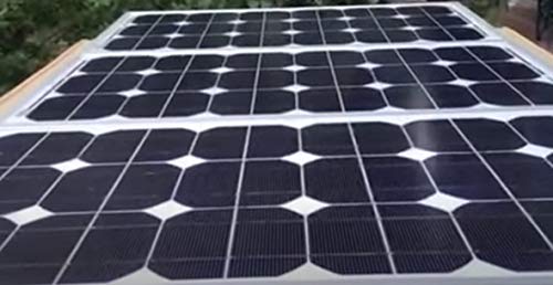 Tektrum Universal 120W Solar Panel Battery Charger Kit for Golf Cart - 48V