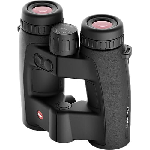 Leica 10x32 Geovid Pro Rangefinder Binoculars with Tripod Adapter, Backpack, Monopod, Cleaning Kit, and Cap Keeper