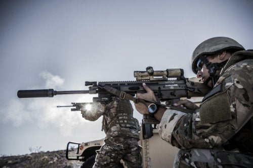 Trijicon VCOG 1-6x24 Horseshoe Dot Crosshair .308/175 Riflescope Red