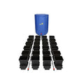 AutoPot 24 Pot Self-Watering Hydroponic System with 3.9 Gal Pots and 105 Gal FlexiTank Black