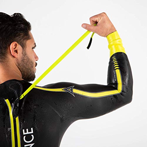 ZONE3 Men's Advance Wetsuit Black/Lime MediumTall