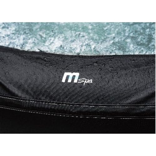 M Spa Premium Series Portland Square Inflatable Outdoor Spa Black