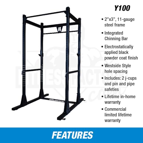 Rugged Strength & Fitness Power Cage for Strength Training Home & Commercial Gym