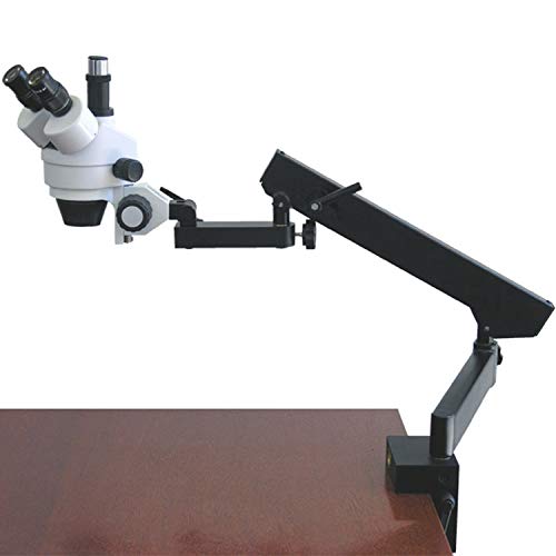 AmScope Professional Trinocular Stereo Zoom Microscope 7X-90X Magnification Clear