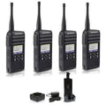 Motorola Solutions DTR700 Digital 2-Way Radio 50 Channels 4-Pack