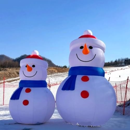 HOAELOS Giant Inflatable Snowman Holiday Decoration 26 Feet with Blower