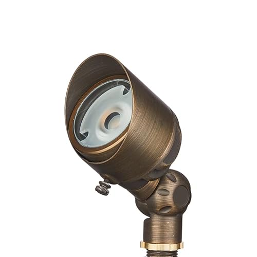 VOLT Cast Brass G4 Infiniti 30 LED Outdoor Spotlight Kit with Transformer Bronze