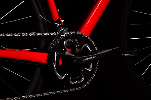 HEAD Pava 22 Speed Aluminum Road Bicycle with Carbon Fork Red