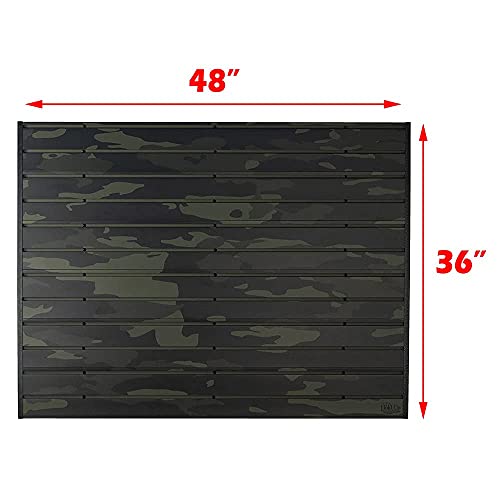 Hold Up Displays 12 Gun Rack for 6 Rifles and 6 Pistols Modular Slatwall Display System Black