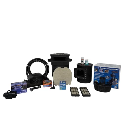 HALF OFF PONDS Savio Signature 4000 Water Garden and Pond Kit with Liner Black