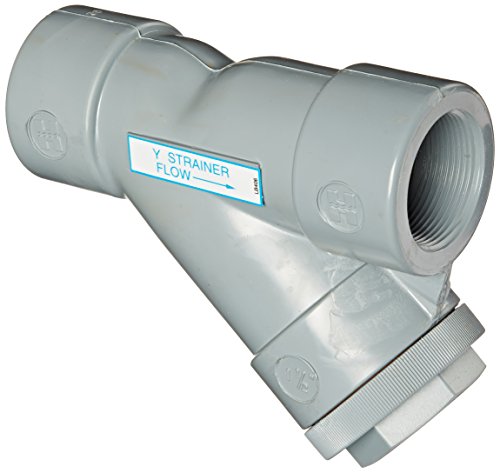 Hayward YS20150T 1.5-Inch Threaded CPVC Y-Strainer with FPM O-ring Seals