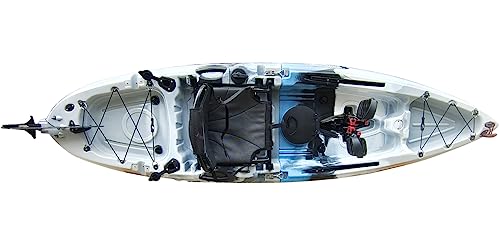 BKC MPK8 Modular Pedal Kayak Paddle & Seat Included - Grey Camo