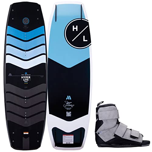 Hyperlite Murray Pro Mens Wakeboard 144 W/Formula Bindings Black/Grey 144cm